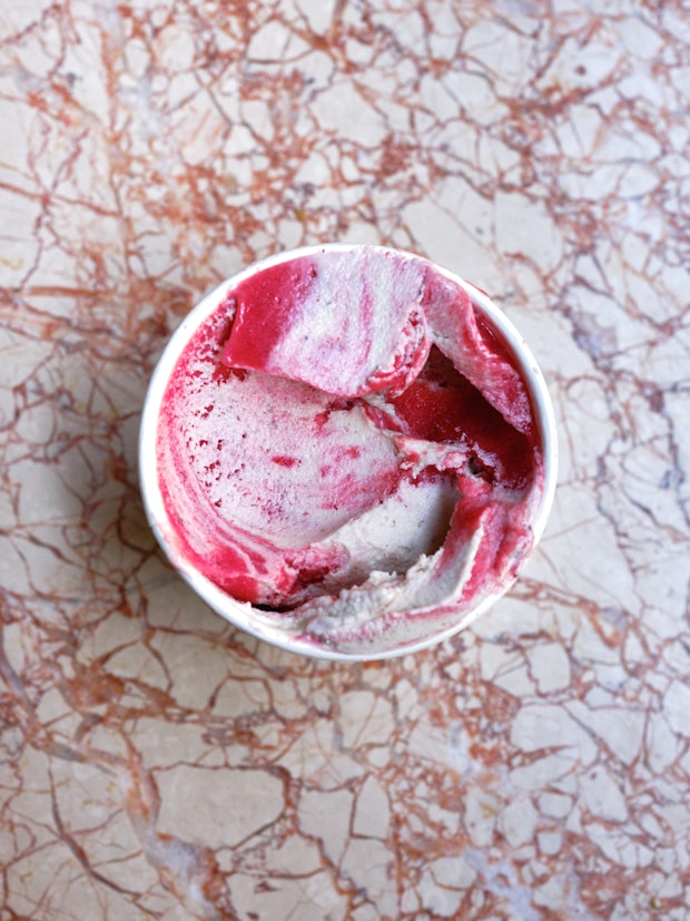 Berry Swirl Ice Cream (Vegan, Dairy-free)