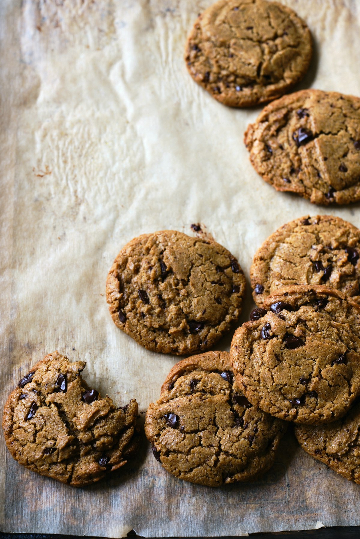 Sesame Chocolate Rye Breakfast Cookies