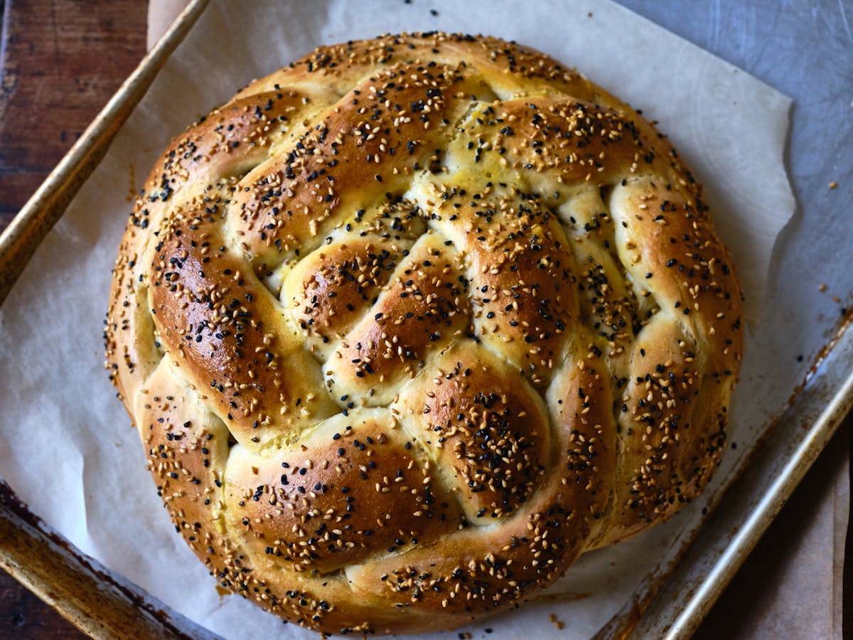 Braided Onion Bread