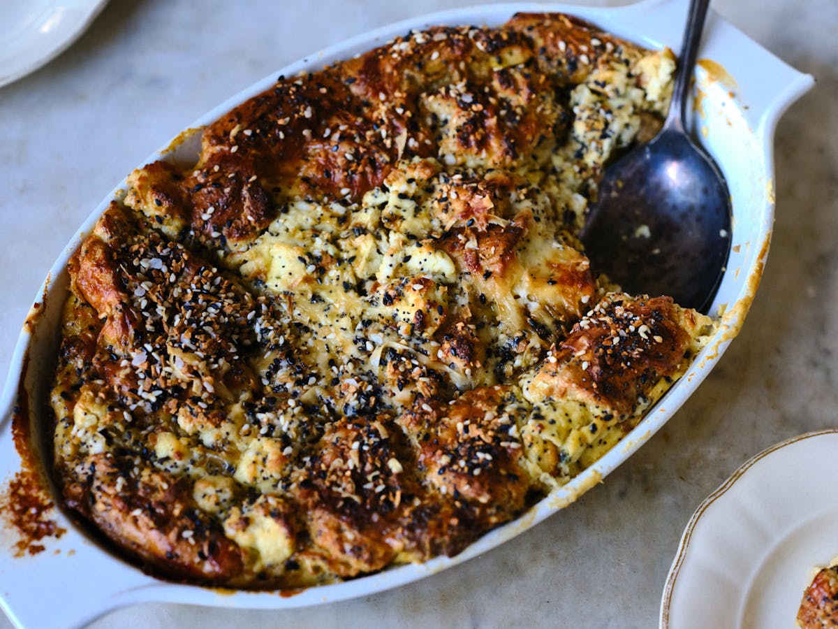 Everything Bagel Breakfast Casserole