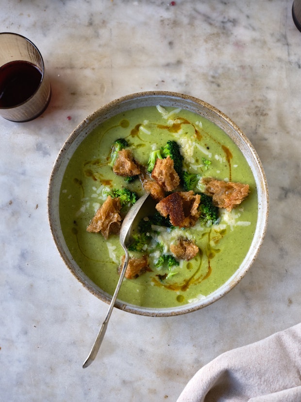 A Favorite Broccoli Cheddar Soup