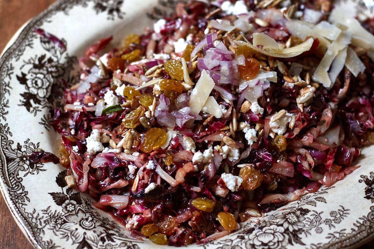 Tassajara Warm Red Cabbage Salad