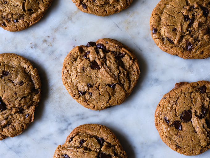 Chickpea Chocolate Chip Cookies