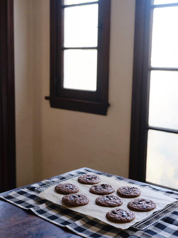 Aran Goyoaga's Chocolate Rye Crinkle Cookies