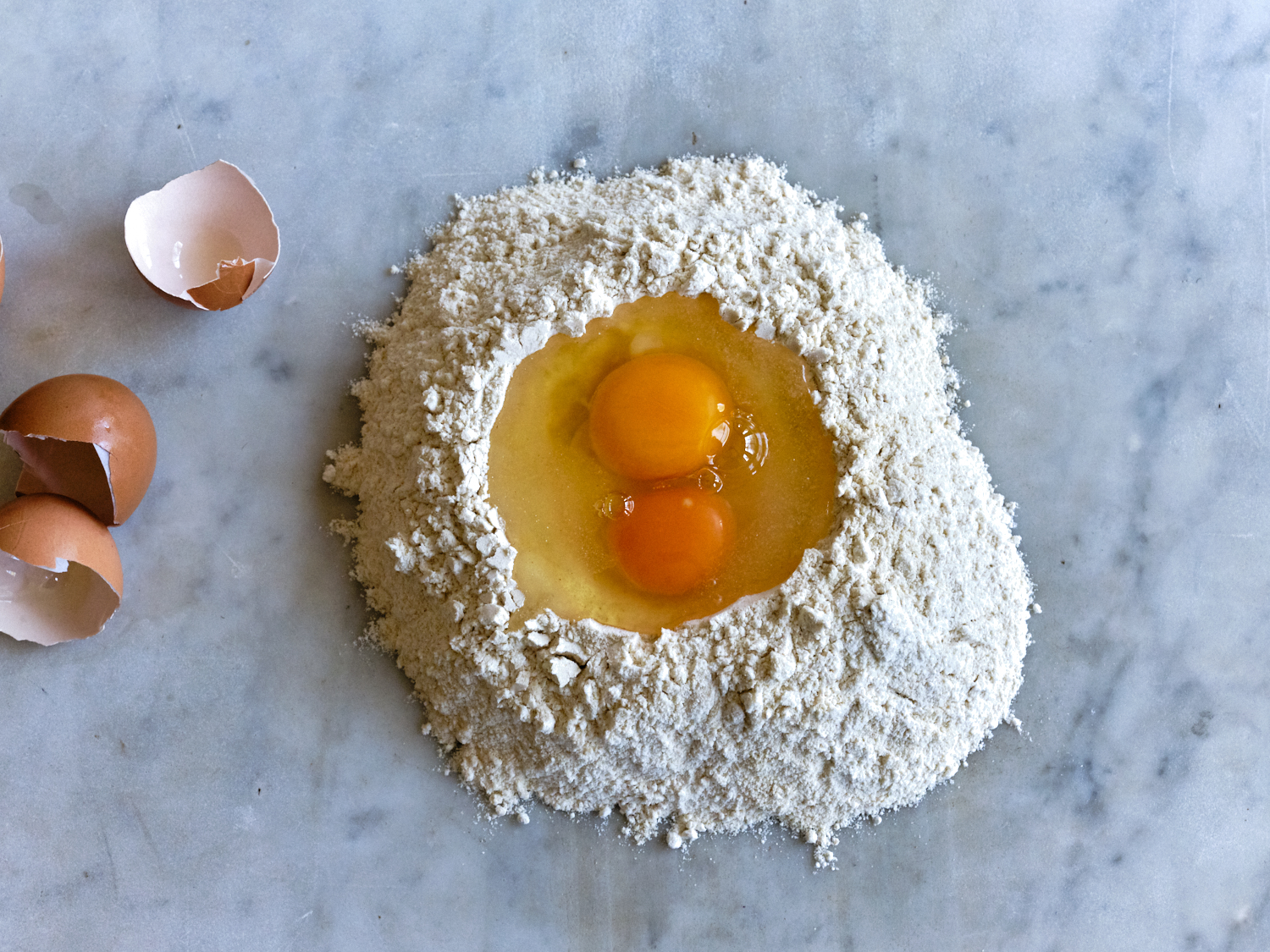 making pasta dough