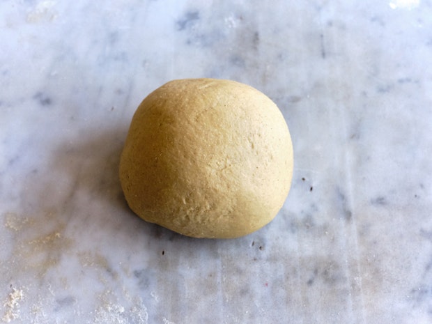 Homemade Pasta Dough After Kneading