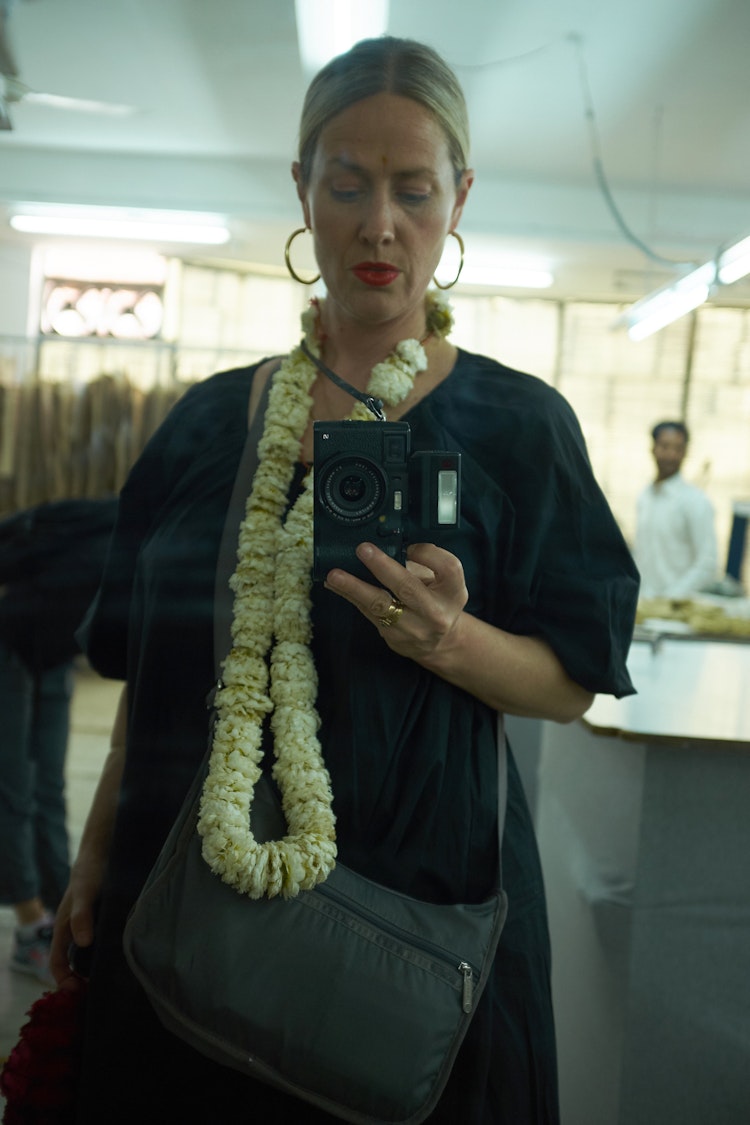 Heidi Swanson selfie in Jaipur India