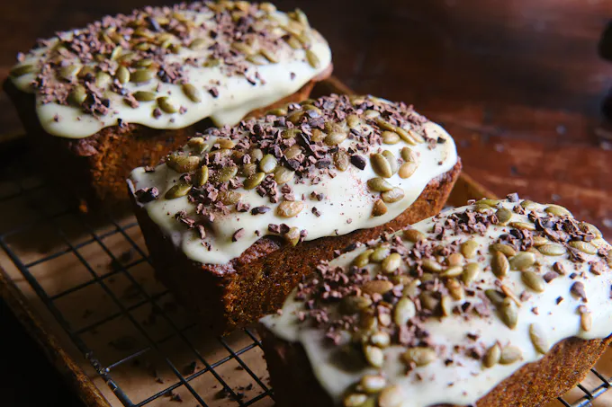 My Favorite Pumpkin Bread (Kabocha + Dark Chocolate)