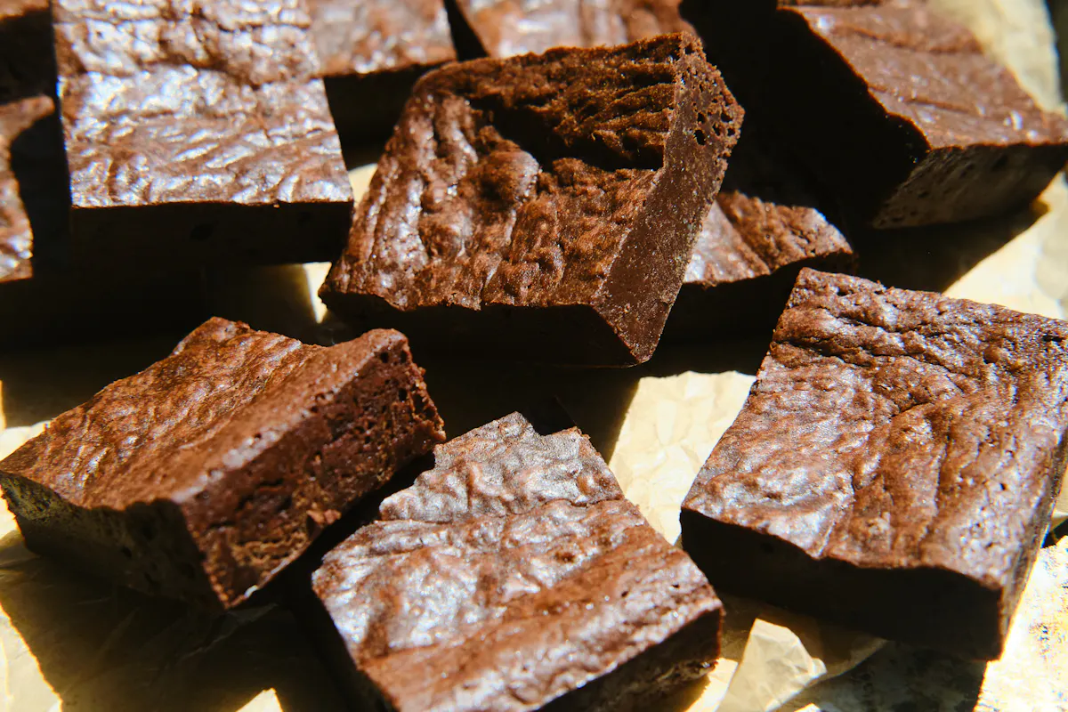 100% Rye Chocolate Brownies