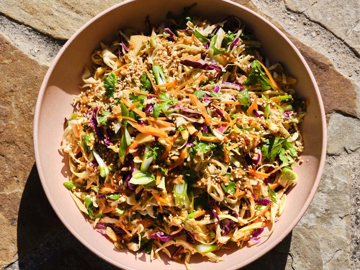 Spicy Sesame Coleslaw