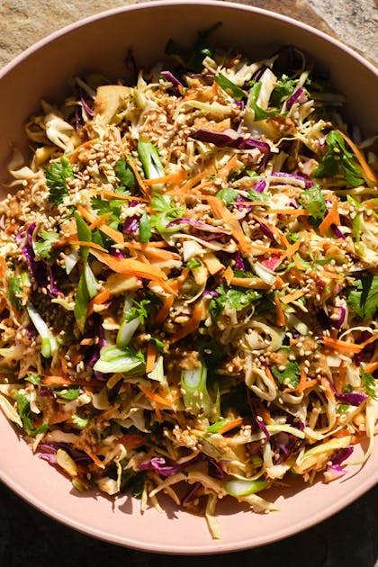 Spicy Sesame Coleslaw