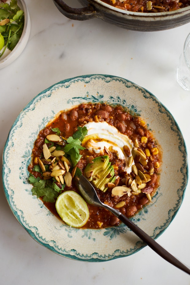 Spicy Instant Pot Taco Soup Recipe