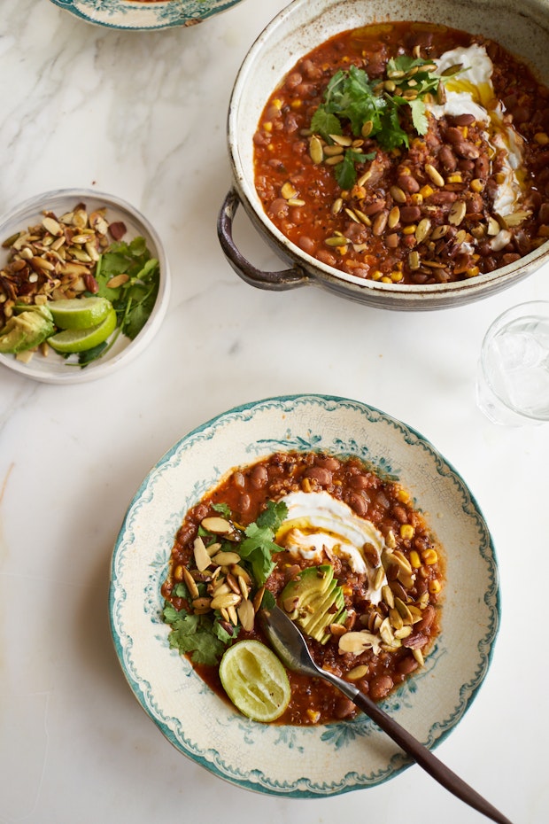 Spicy Instant Pot Taco Soup Recipe