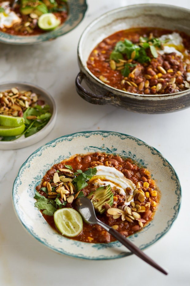 Spicy Instant Pot Taco Soup Recipe