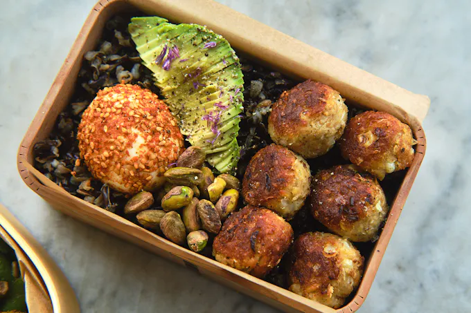 Pan-Fried Tempeh Ponzu Balls