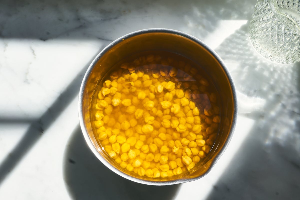 Turmeric Soaked Chickpeas