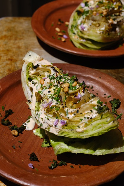 Grilled Wedge Salad with Spicy Ranch Dressing