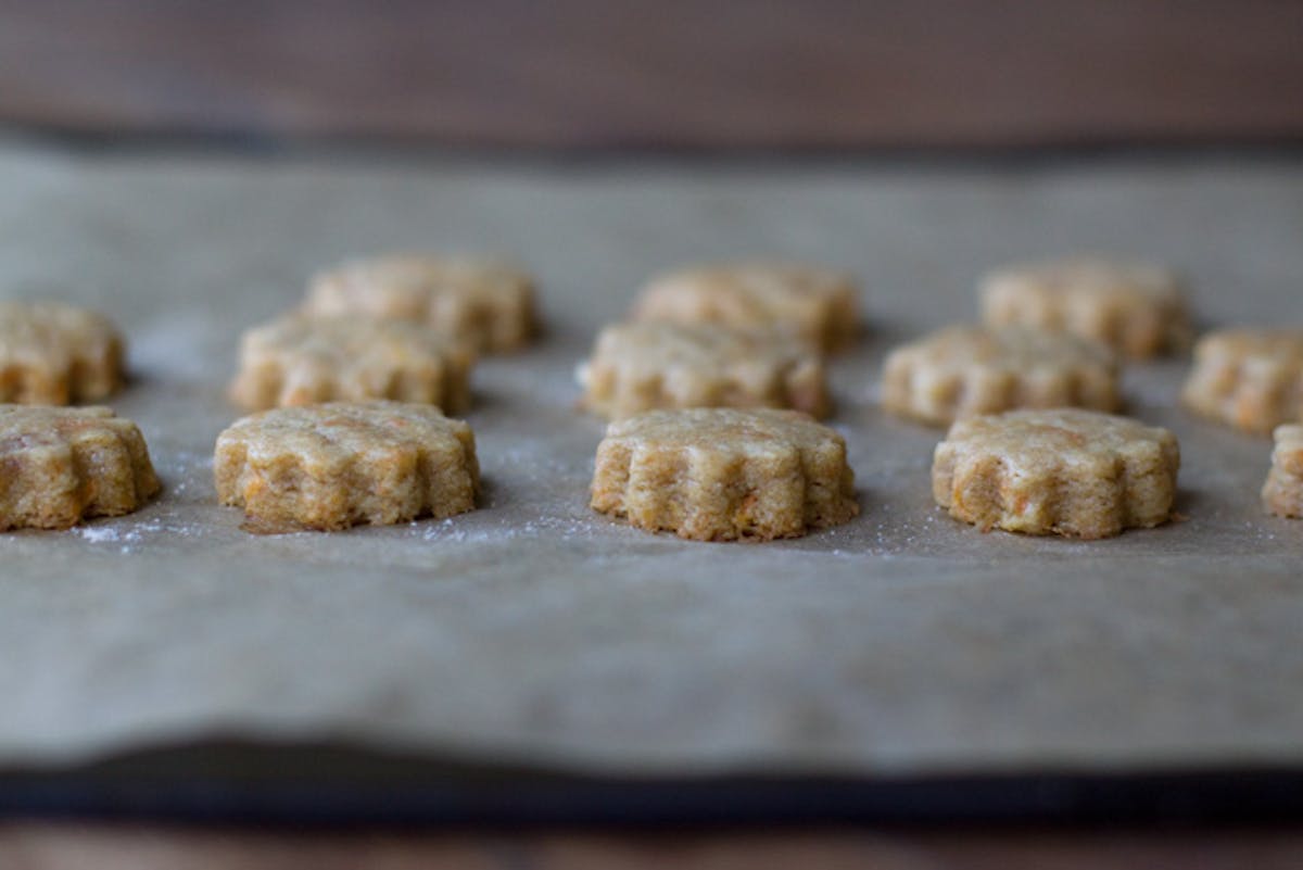 Apple and Carrot Shortbread