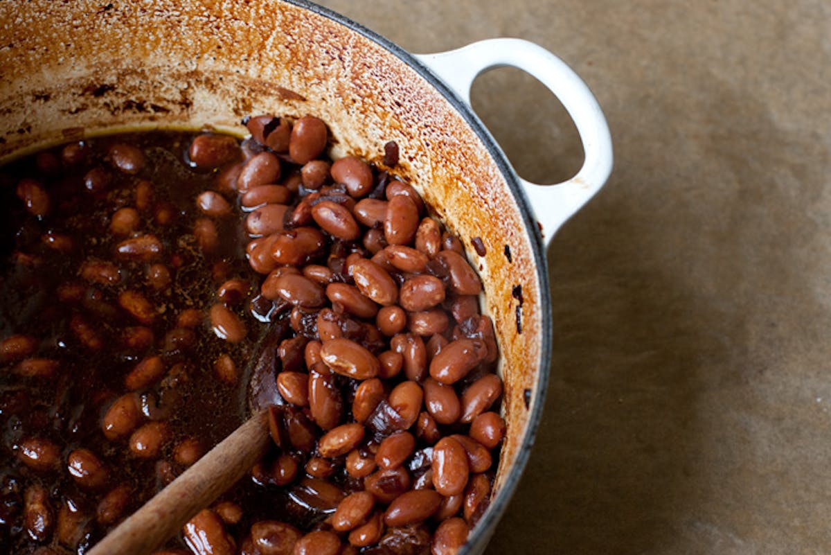 Berry Beer Baked Beans