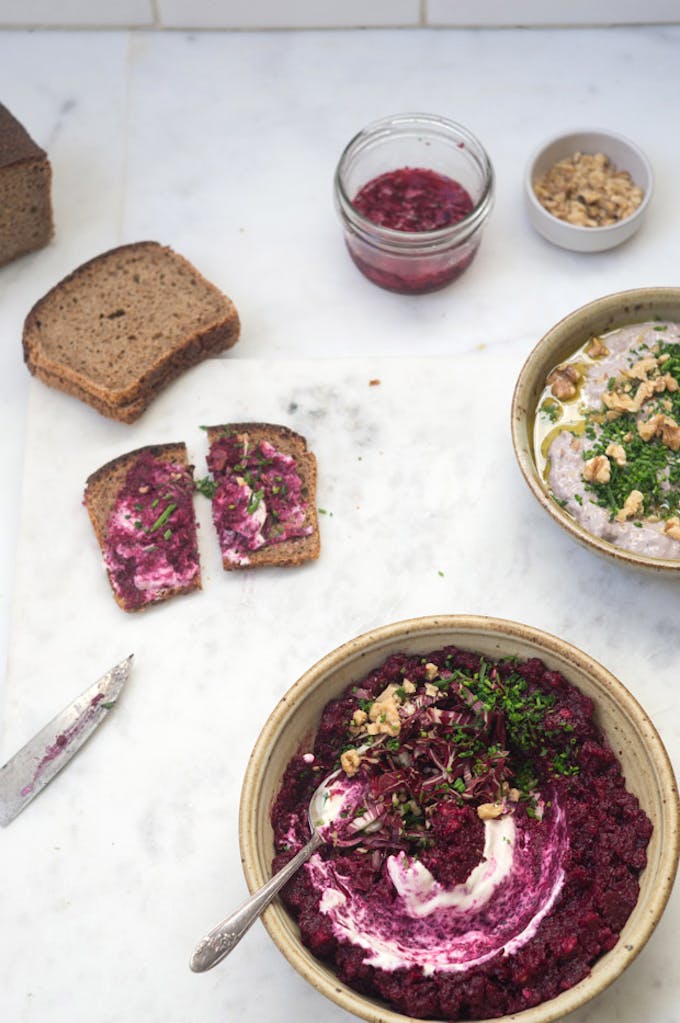 A Vibrant Beet Caviar