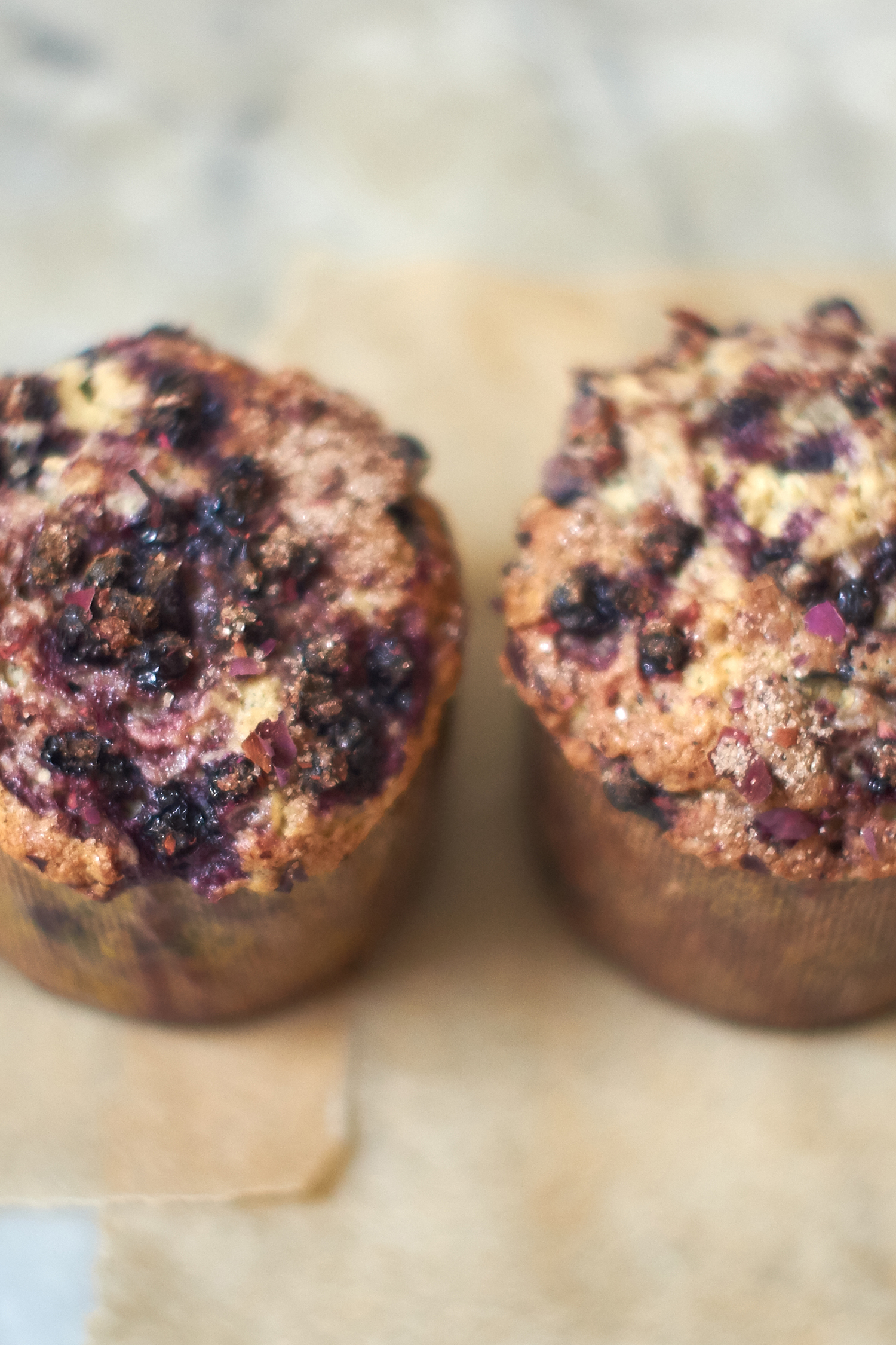 Sugar-topped Buttermilk Berry Muffin Recipe