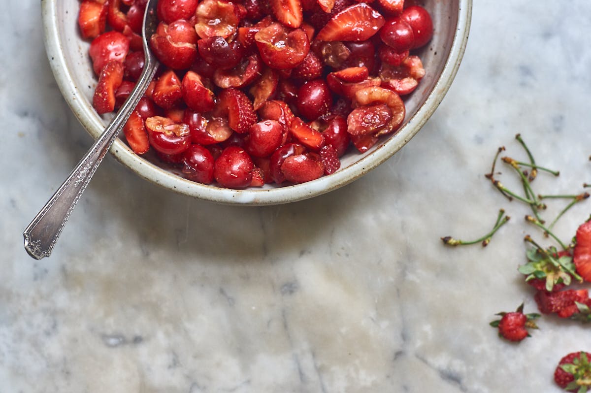 Simple Red Fruit Salad