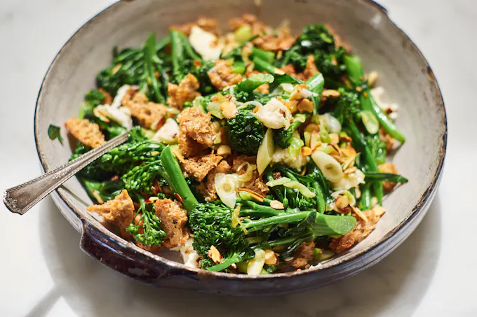 Broccolini with Scallions