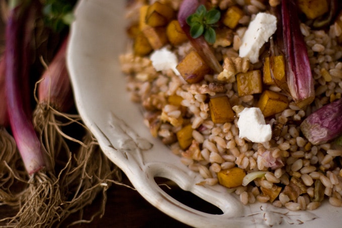 Farro and Roasted Butternut Squash