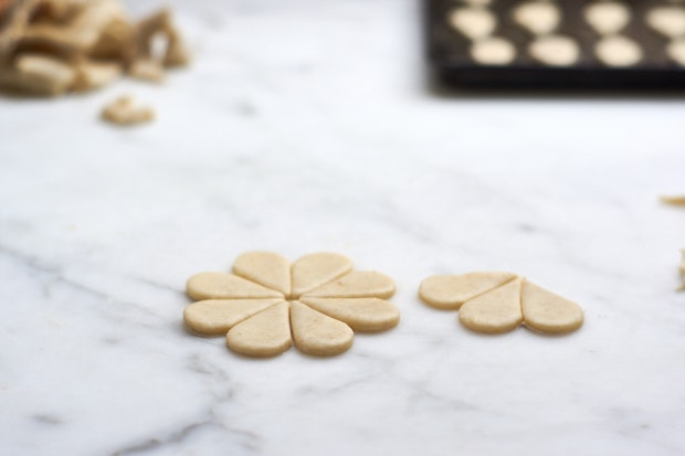 Homemade Cheese Cracker Dough Before Baking