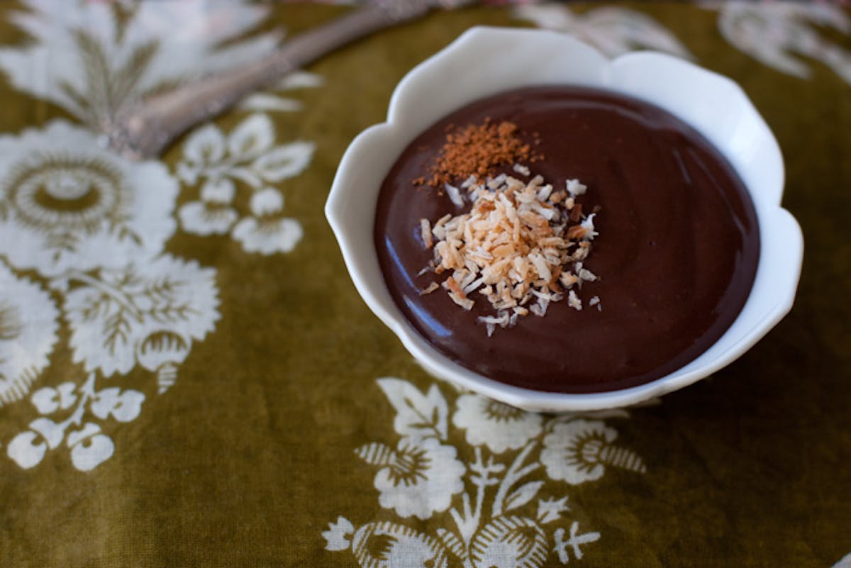 Coconut Chocolate Pudding
