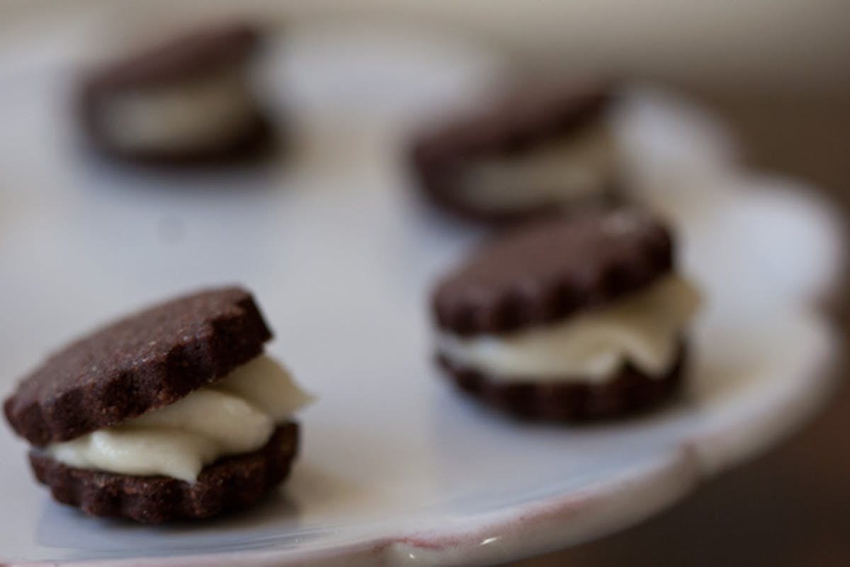 Minty Chocolate Christmas Cookies