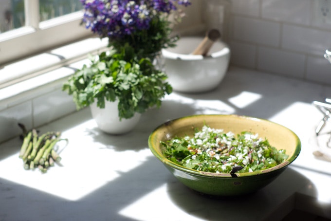 Coriander salad