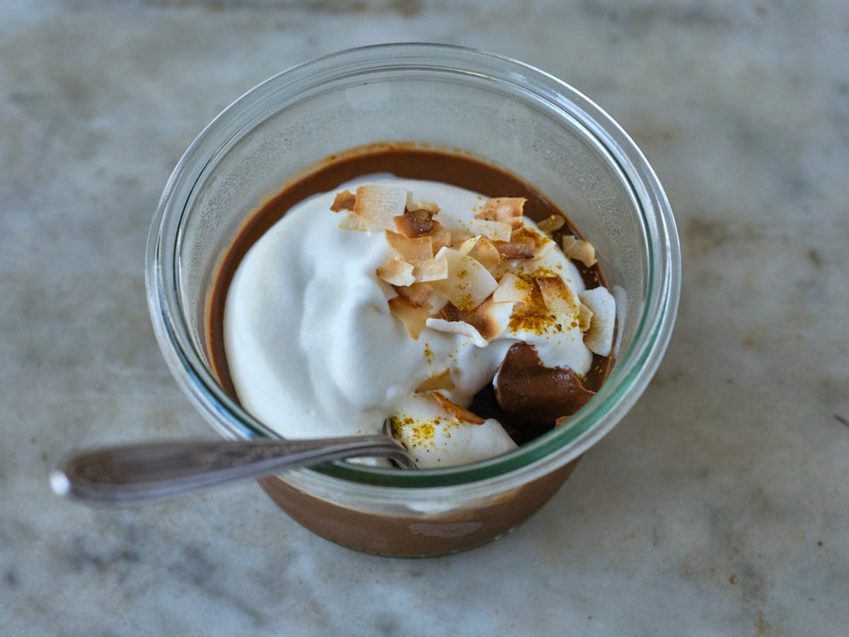 Coconut Chocolate Pudding