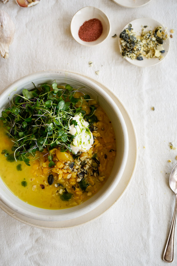 Coconut Yellow Split Pea Soup