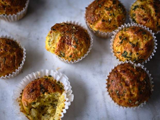 Muffins Cooling after Baking