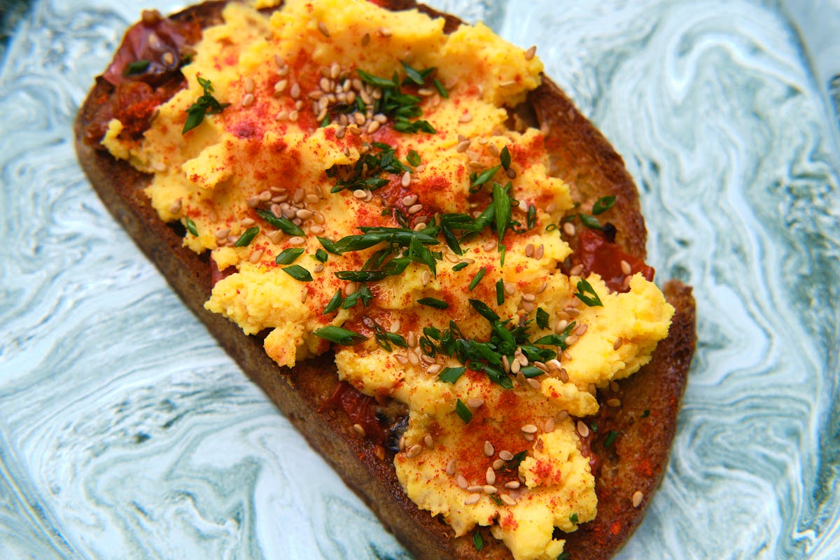 Deviled Egg Toast