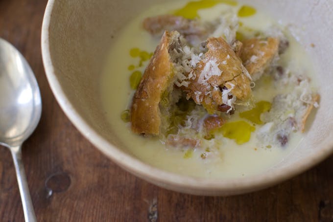 Richard Olney’s Garlic Soup