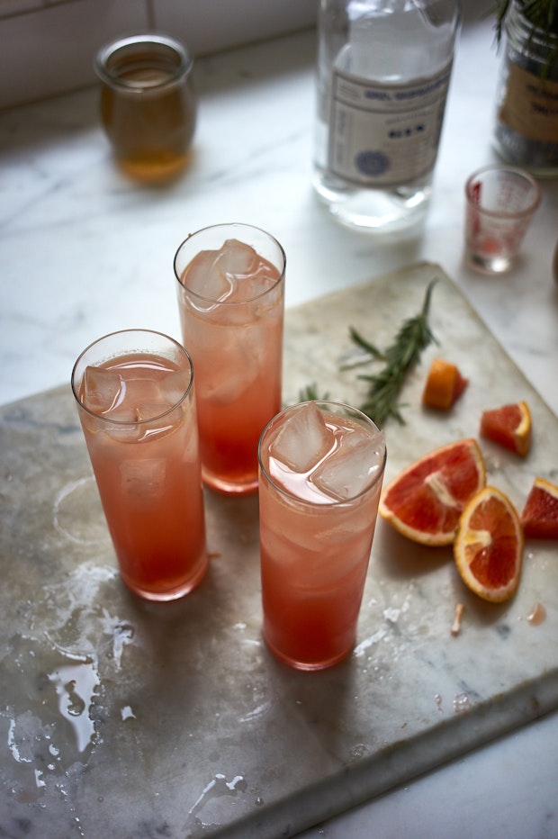 Blood Orange Gin Sparkler