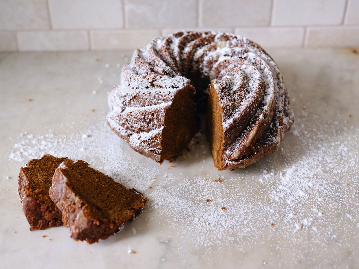 Black Sticky Gingerbread Cake