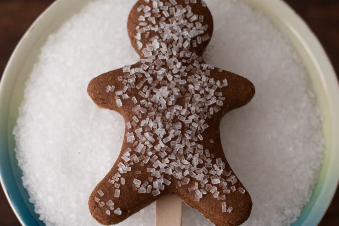 Gingerbread Man Cookies (on sticks!)