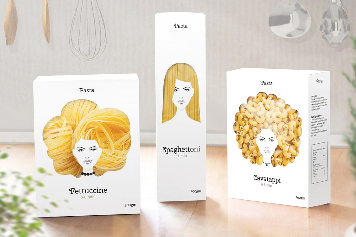 Good Hair Day Pasta’s Delightful Packaging