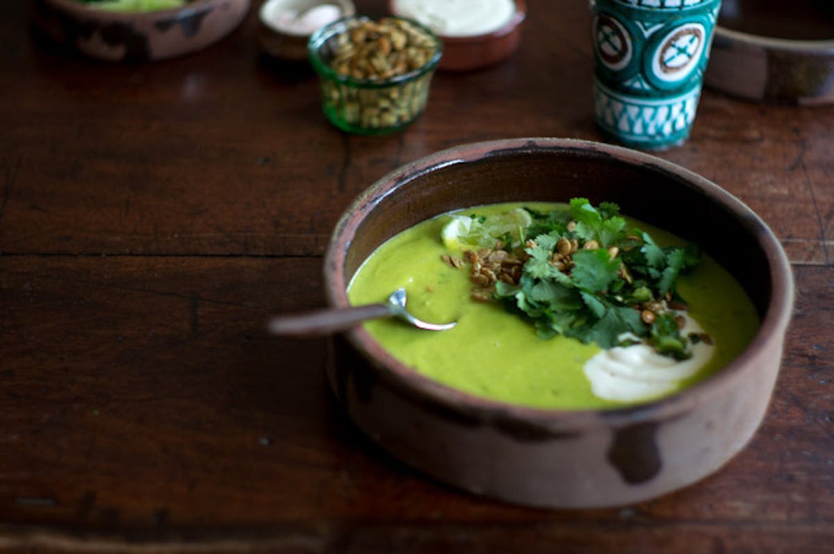 Sopa Verde de Elote