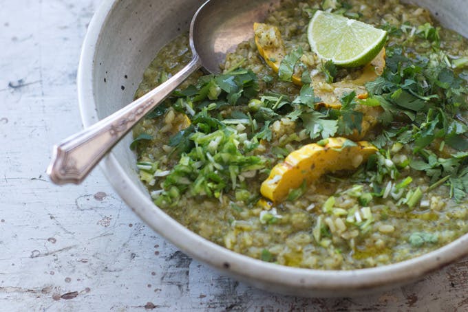 Green Curry Porridge