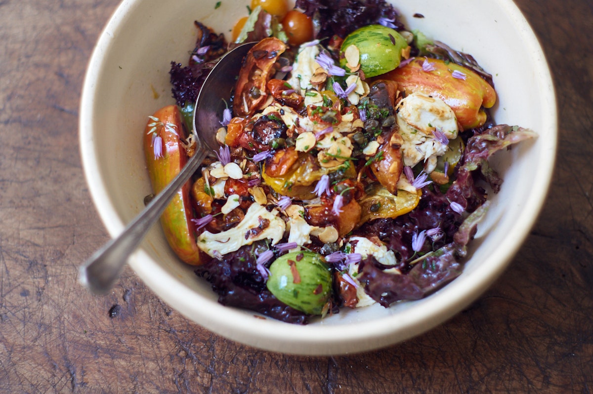 Heirloom Tomato Salad - Delish Knowledge