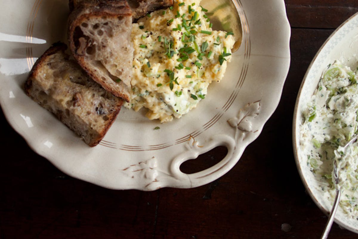 A breakfast classic: French Style Scrambled Eggs, Eats By The Beach