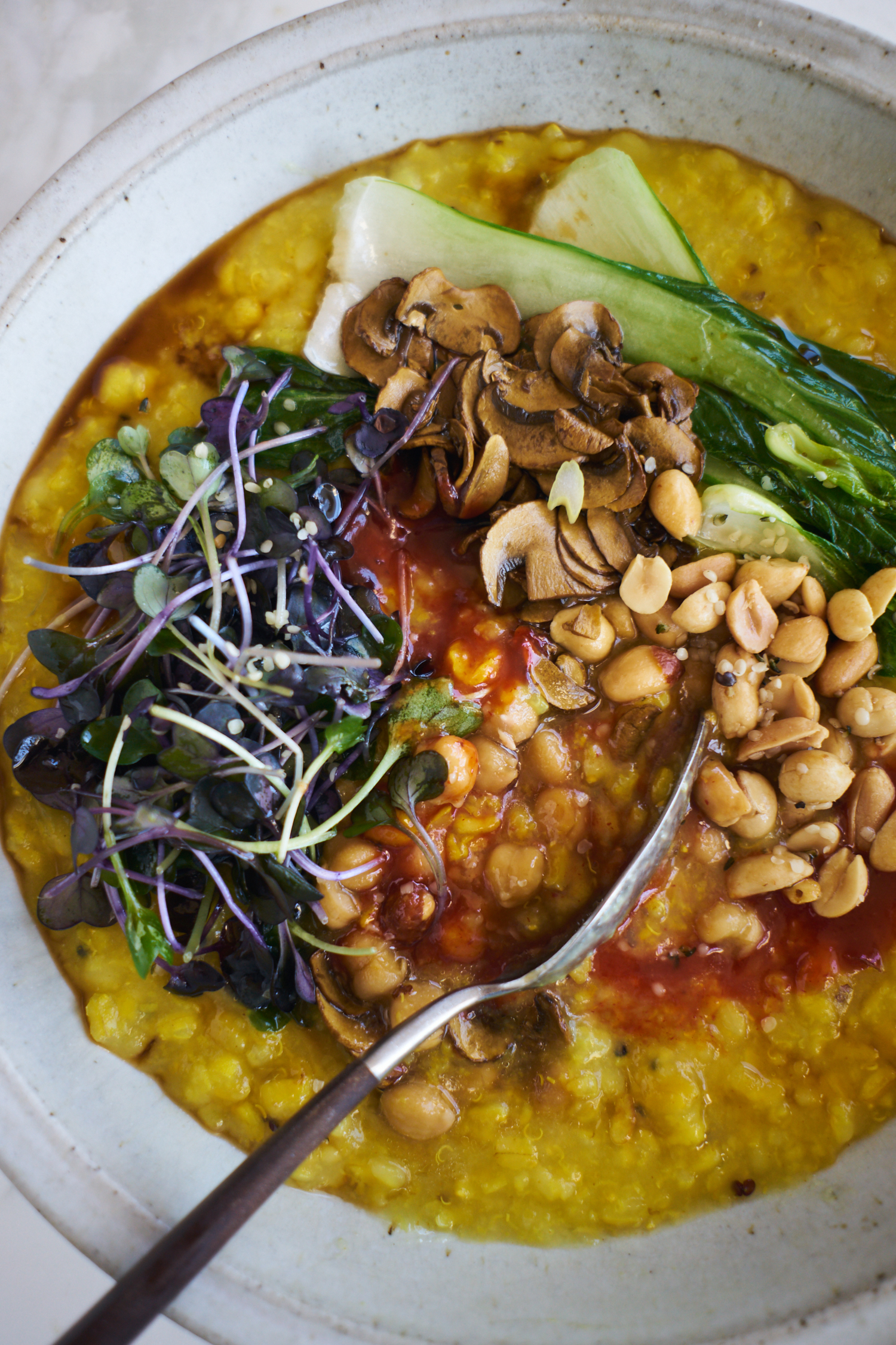 Instant Pot Congee with Brown Rice and Turmeric