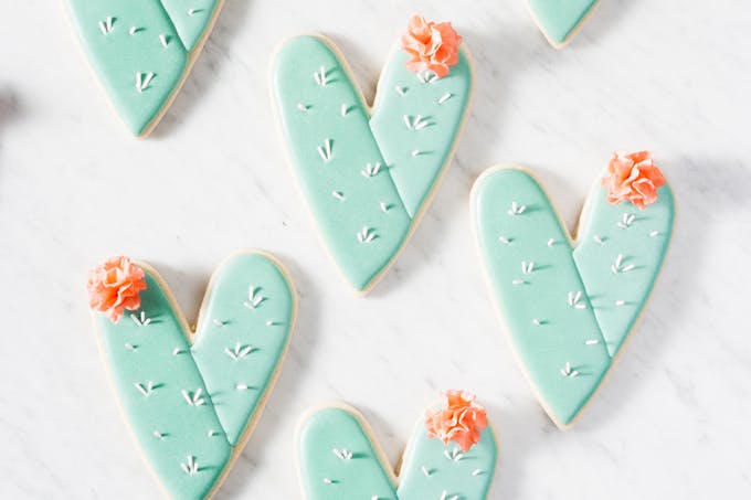 These Jes Lahay Cactus Heart Cookies are So on Point