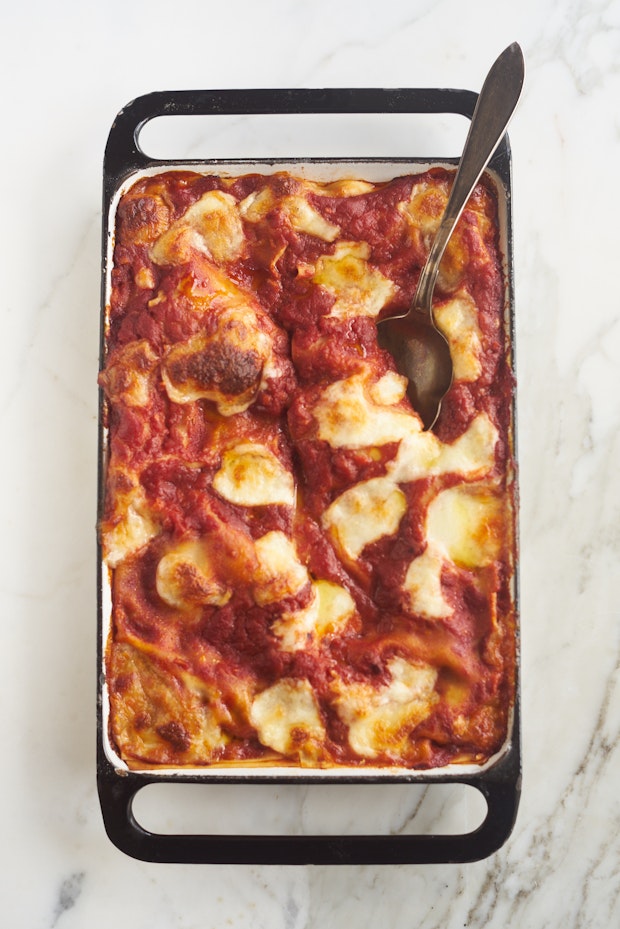 Last Minute Red Lasagna Recipe