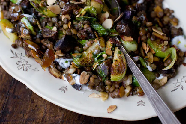 Lentil Almond Stir-Fry
