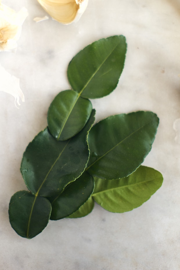 Lime Leaf Miso Soup